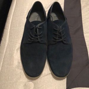 Calvin Klein blue suede men’s dress shoes